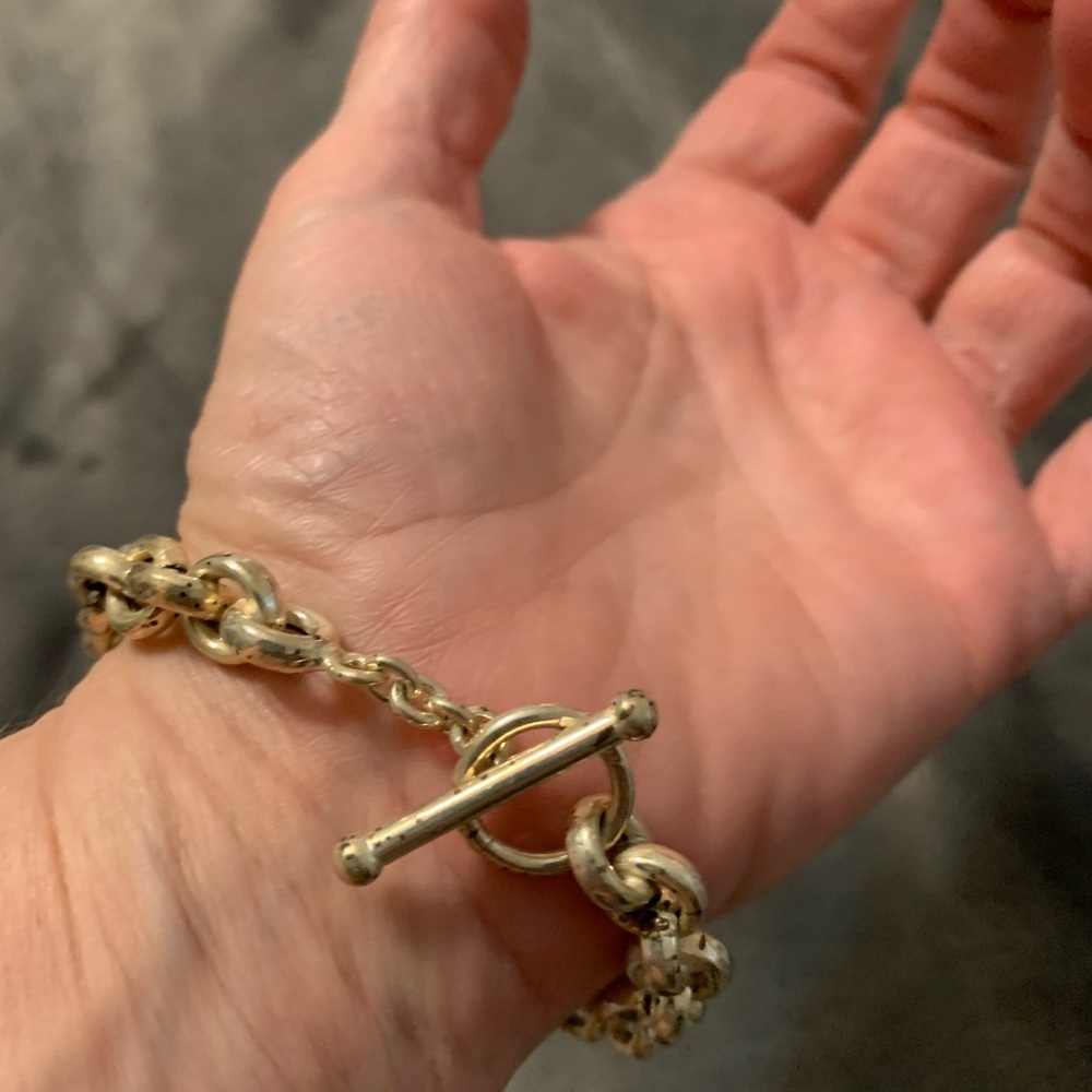 Beautiful Statement Piecesterling Silver Bracelet - image 5